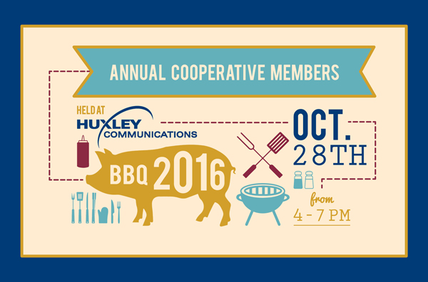Huxley Communications Annual Cooperative Members BBQ